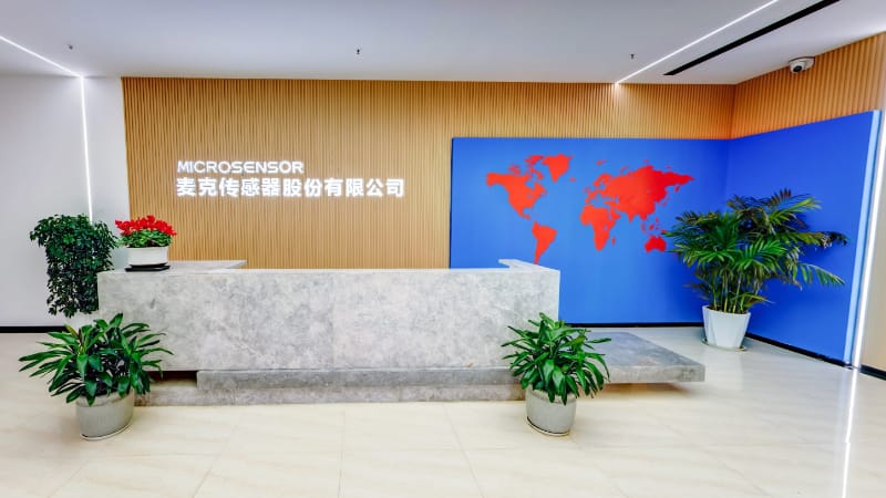 Impression: Empfangshalle der Zentrale von Micro Sensor in China - Erleben Sie die Atmosphäre unseres Hauptsitzes. Kontaktieren Sie uns für weitere Informationen.